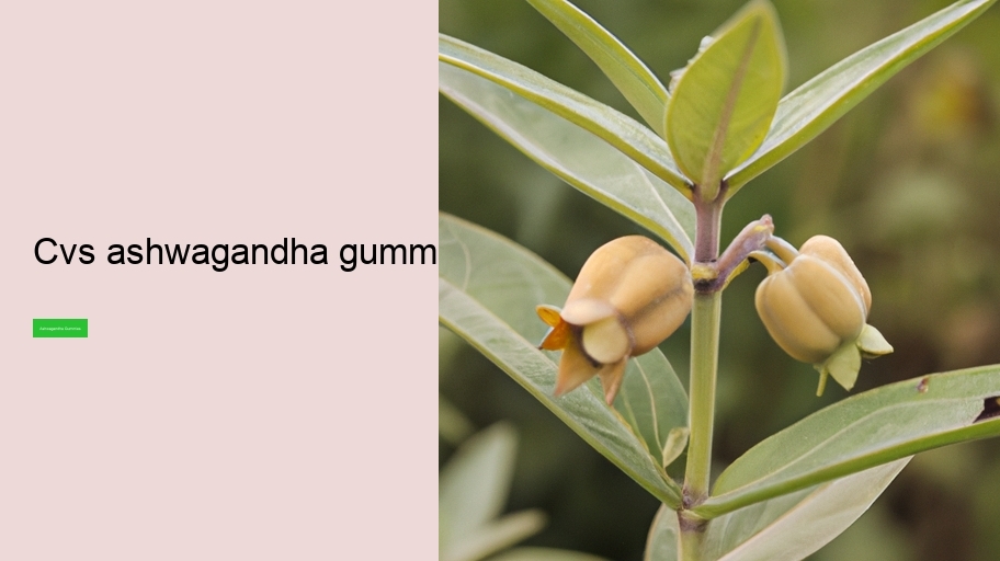 cvs ashwagandha gummies