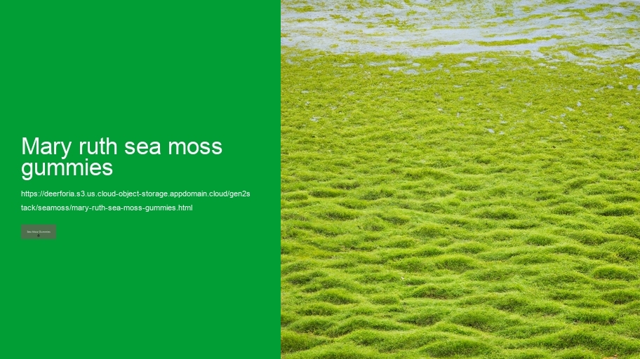 mary ruth sea moss gummies