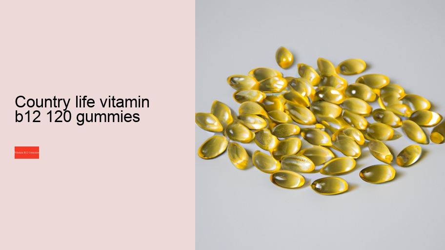 country life vitamin b12 120 gummies
