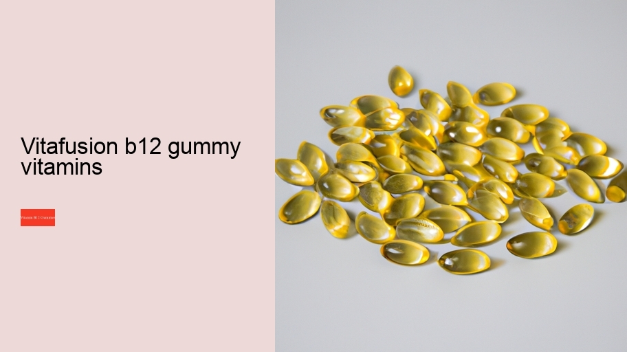 vitafusion b12 gummy vitamins