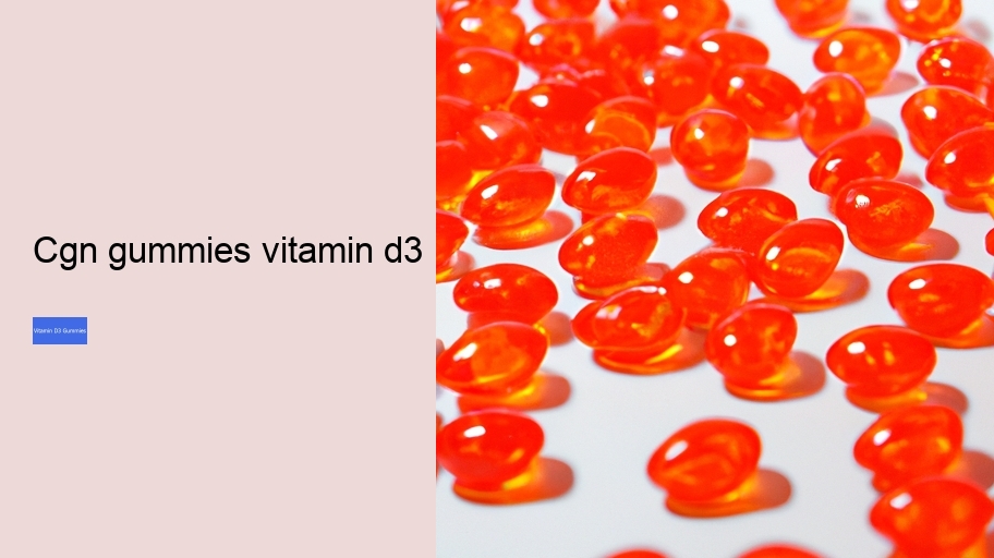 cgn gummies vitamin d3