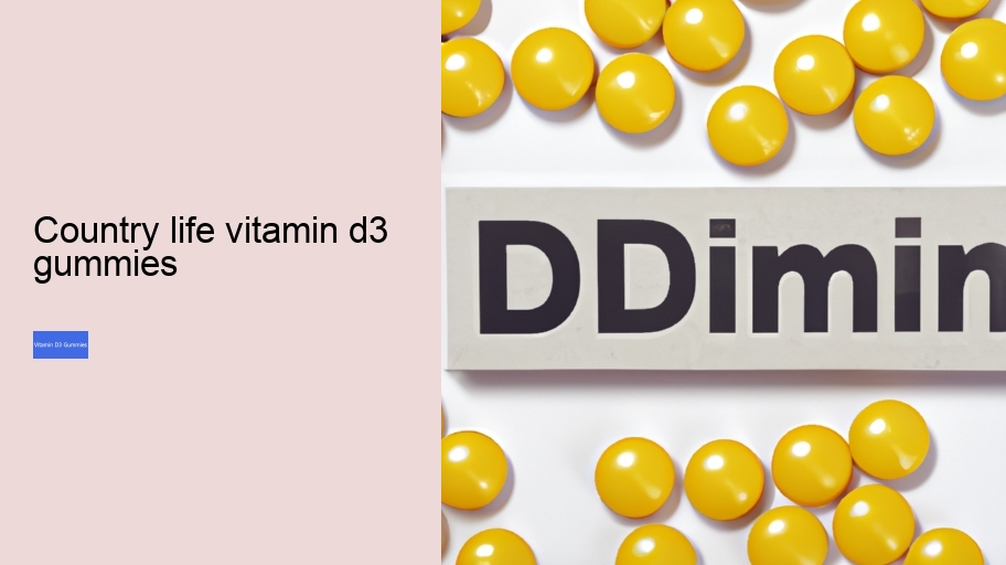 country life vitamin d3 gummies