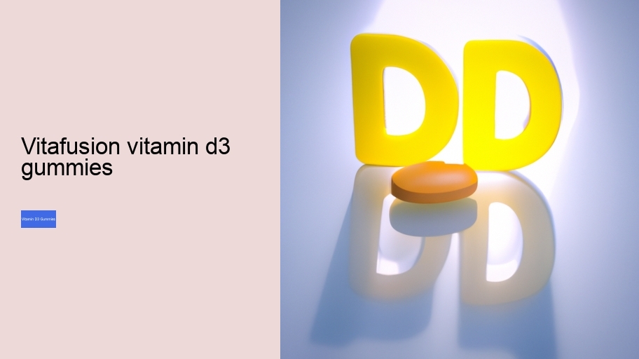 vitafusion vitamin d3 gummies