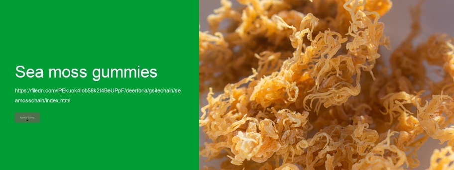before and after sea moss benefits and side effects